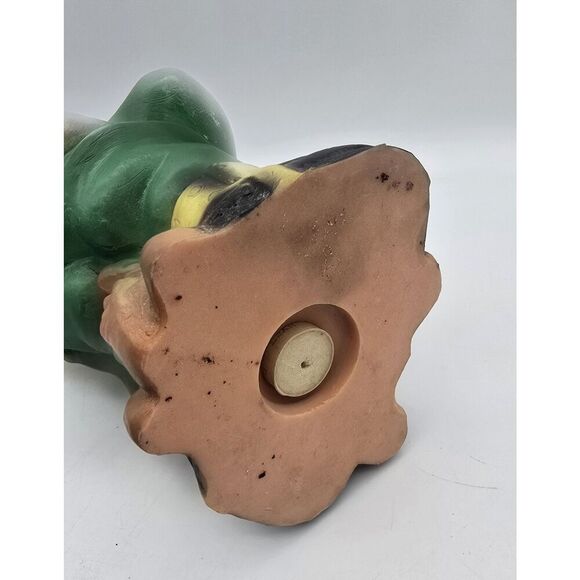 Vintage West Germany Garden Gnome ( A 105 ) Hunter W/ Rifle And Dog - Picture 12 of 13